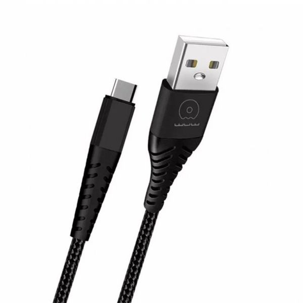 Кабель для зарядки и передачи данных WUW X177 USB to Type-C Чёрный 1 м 209-00052 фото