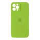 Силиконовый чехол с закрытой камерой для iPhone 12 Pro Max Light Green 208-00837 фото