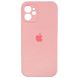 Силиконовый чехол с закрытой камерой для iPhone 12 Pink 208-00789 фото