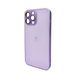 Чехол для смартфона AG Glass Matt Frame Color для iPhone 13 Pro Max Light Purple 666-00597 фото