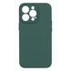 Силиконовый чехол с закрытой камерой для iPhone 13 Pro Pine Green 333-00754 фото