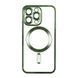Чохол TPU Metallic with Magsafe з закритою камерою для iPhone 13 Зелений 214-01066 фото