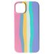 Силіконовий чохол Rainbow для iPhone 12 Pro Max Pink/Blue 888-00096 фото