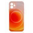 Накладка Glass TPU Prism Circles для iPhone 12 Yellow-Orange 217-00021 фото