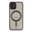 Чохол TPU Metallic Chrome Full Camera with Magsafe для iPhone 12 Black