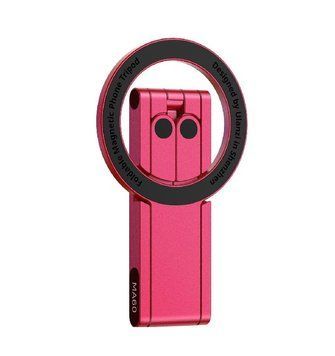 Тримач телефона Ulanzi MA60 Foldable Magnetic Phone Tripod (Red) S038 фото