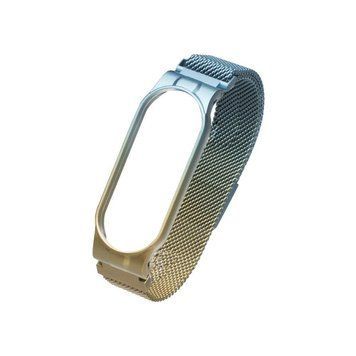Ремешок для Xiaomi Mi Band 5 Milanese Loop Gradient Blue Gold 212-02506 фото