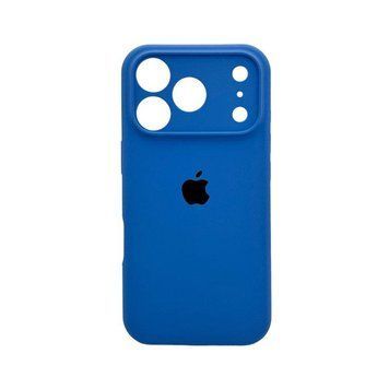 Силиконовый чехол с закрытой камерой для iPhone 17 Pro Max Royal Blue 666-04294 фото