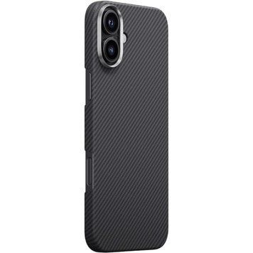 Чохол PC Carbon Protection Slim with MagSafe для Apple iPhone 16 (6.1") Black 214-04766 фото