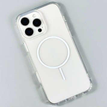 Прозрачный чехол NEW Clear Case with MagSafe для iPhone 13 Pro White 214-02812 фото