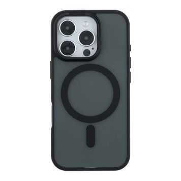 Чехол TPU+PC Goldencis Matte with MagSafe для iPhone 16 Pro Max Black 214-03420 фото