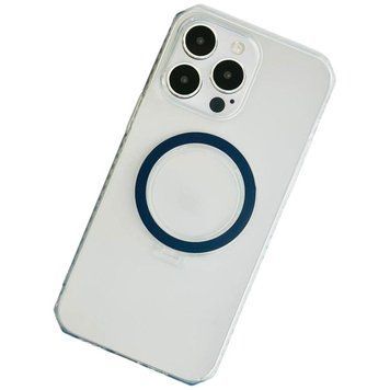 Чехол Octagon Matte Rhombus Side Case with MagSafe для iPhone 14 Pro Dark Blue 214-01920 фото