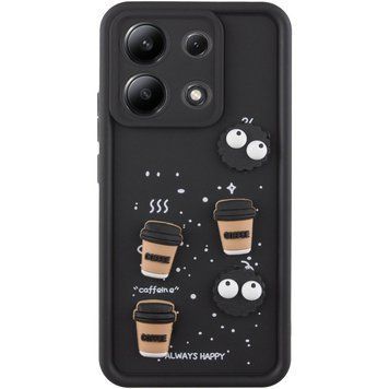 Чехол TPU Toys Case для Xiaomi Redmi Note 13 4G Black/Always Happy 777-03876 фото