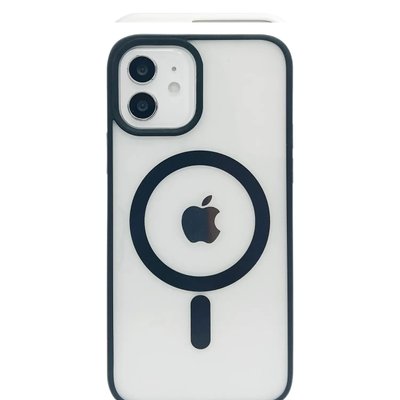 Силіконовий чохол Clear Color Case with MagSafe для iPhone 11 Чорний 214-00100 фото