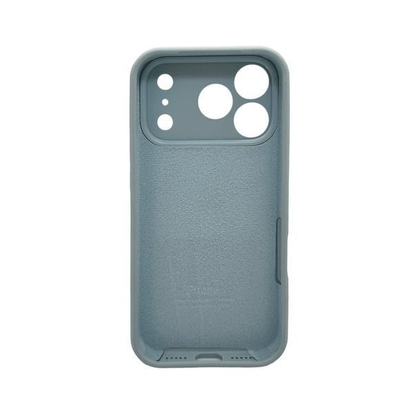 Силіконовий чохол з закритою камерою для iPhone 17 Pro Max Sierra Blue 666-04344 фото