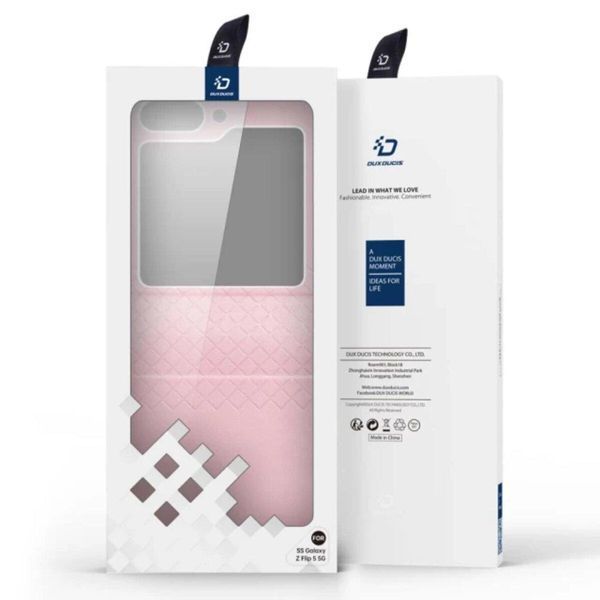 Чохол для смартфона DUX DUCIS Bril для Samsung Flip 5 Pink 666-02256 фото