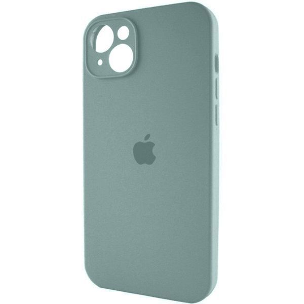 Силіконовий чохол з закритою камерою для iPhone 15 Pine Green 666-01011 фото