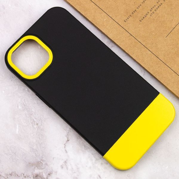 Чохол TPU+PC Bichromatic для Apple iPhone 12 Pro Max (6.7") Black / Yellow 555-03942 фото
