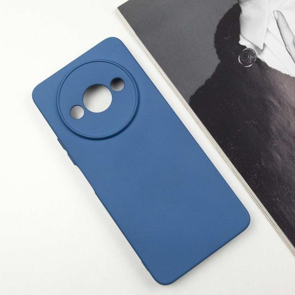 Чохол TPU GETMAN Liquid Silk Full Camera для Xiaomi Redmi A3 Синій / Navy Blue ILSO-00000075781-12 фото