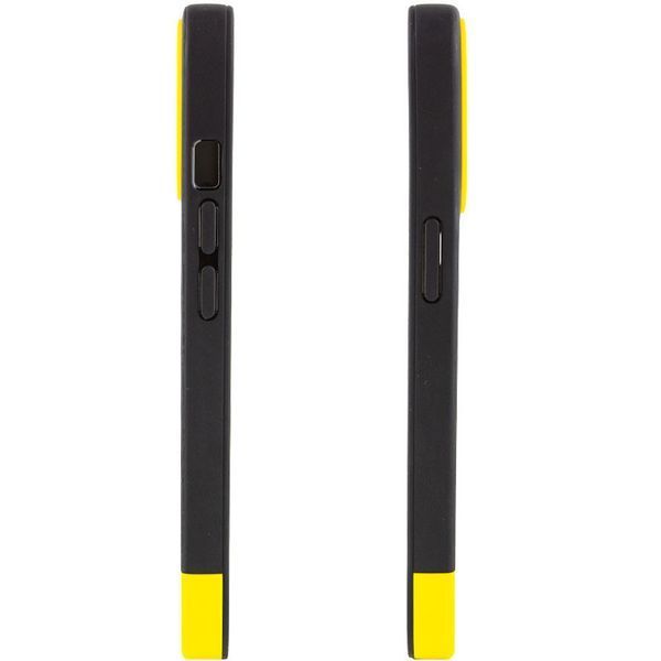 Чохол TPU+PC Bichromatic для Apple iPhone 12 Pro Max (6.7") Black / Yellow 555-03942 фото
