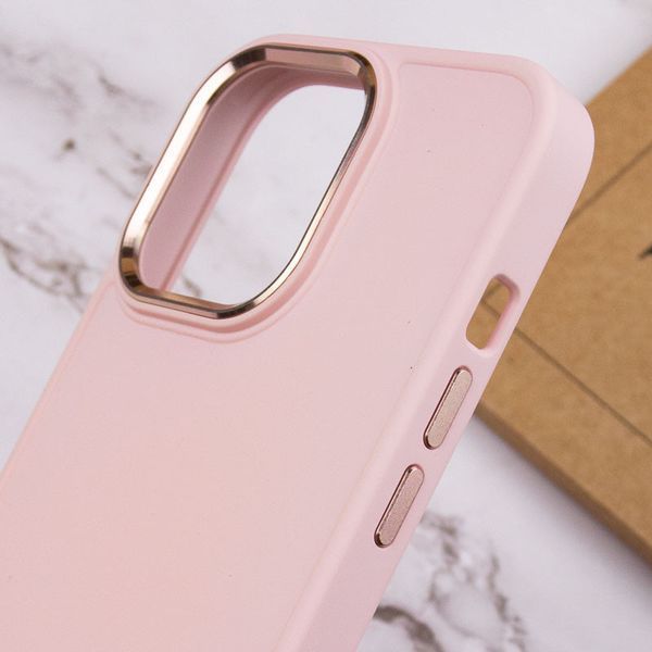 Чехол TPU Bonbon Metal Style для Apple iPhone 14 Pro (6.1") Light pink 208-06069 фото