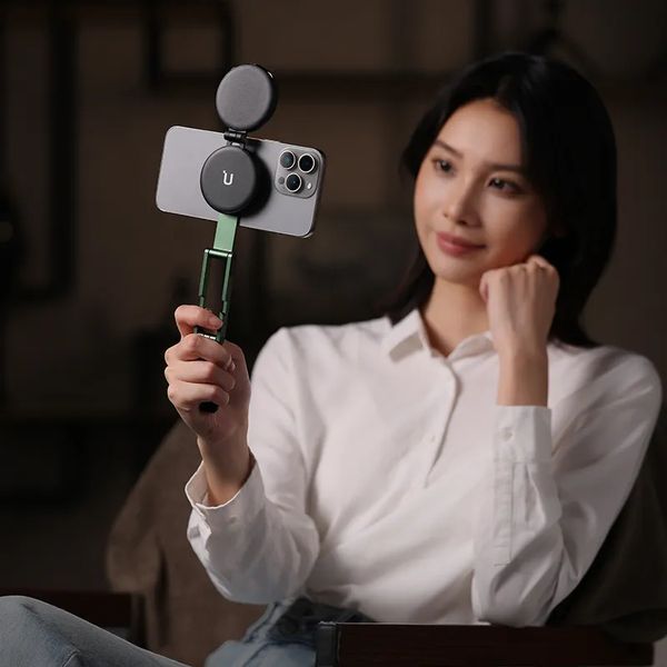 Тримач телефона Ulanzi MA60 Foldable Magnetic Phone Tripod (Red) S038 фото