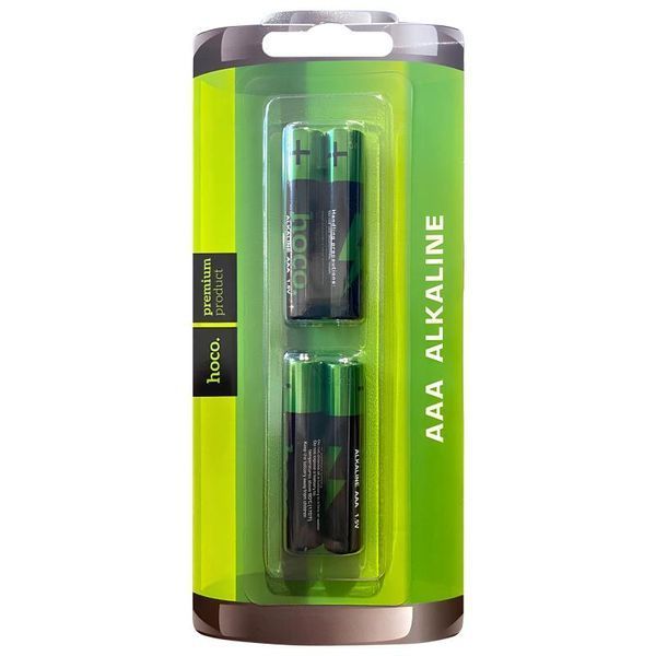Батарейки Hoco AAA (LR3) Alkaline 4 pcs Black ILSO-00000080202-1 фото