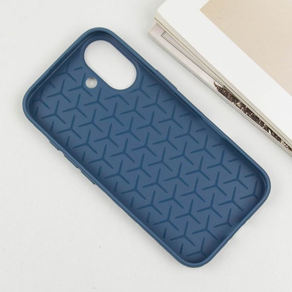 Чохол TPU Weaving для iPhone 16 (6.1") Blue 555-00326 фото