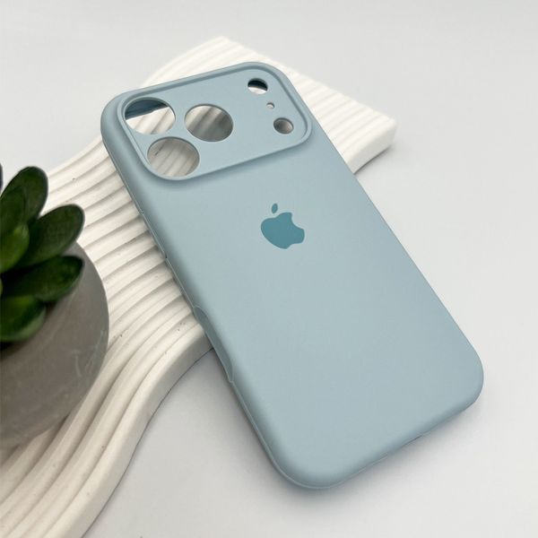 Силіконовий чохол з закритою камерою для iPhone 17 Pro Max Sierra Blue 666-04344 фото