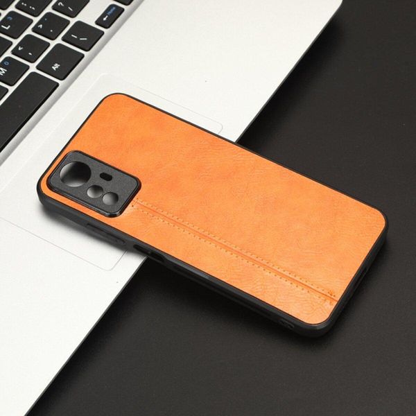 Чехол Cosmiс Leather Case для Xiaomi Redmi Note 12s Orange 666-00164 фото