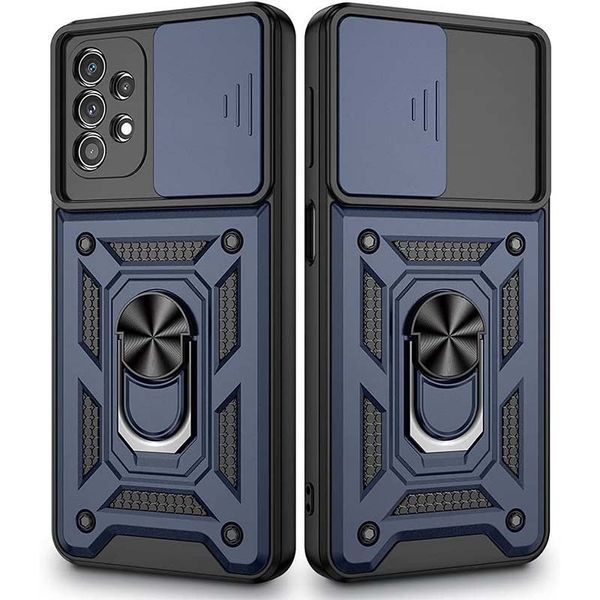 Ударостійкий чохол Camshield Serge Ring для Samsung Galaxy A33 5G Blue 777-04594 фото