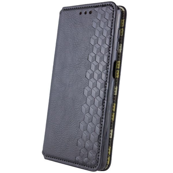 Кожаный чехол-книжка GETMAN Cubic для Samsung Galaxy A15 4G/5G / M15 5G Черный 555-01711 фото