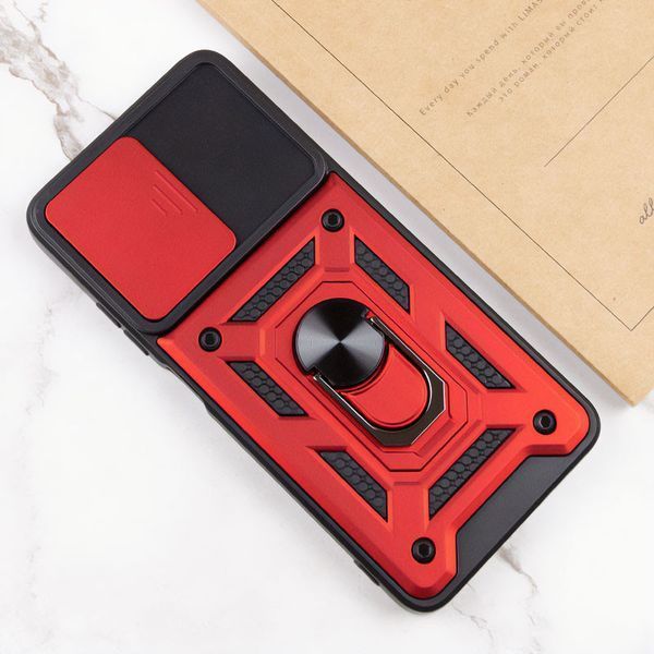 Ударостійкий чохол Camshield Serge Ring для Xiaomi Redmi 12 / Poco M6 Pro 5G Red 777-04457 фото