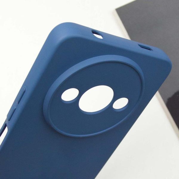 Чохол TPU GETMAN Liquid Silk Full Camera для Xiaomi Redmi A3 Синій / Navy Blue ILSO-00000075781-12 фото