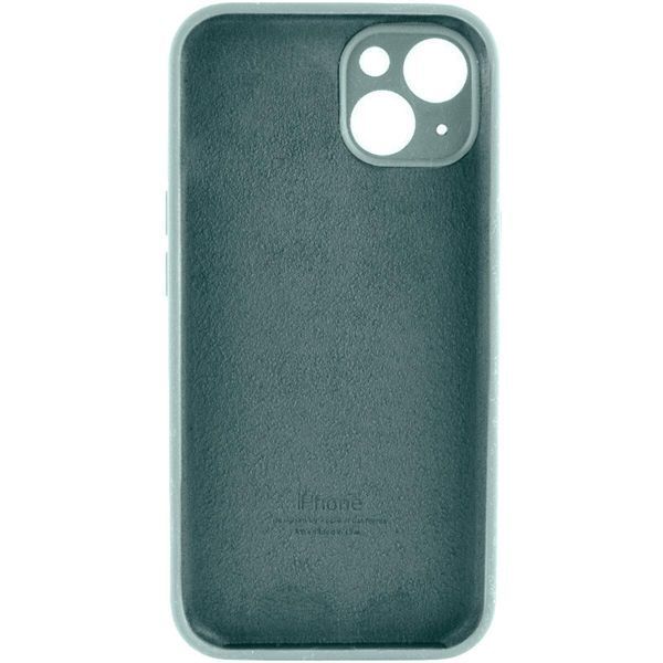 Силіконовий чохол з закритою камерою для iPhone 15 Pine Green 666-01011 фото