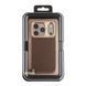 Чохол Kajsa Glamorous Collection Straw Mat Pattern with MagSafe для iPhone 17 Pro Max Desert Gold B-Ring 4894505237834 фото 3