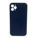 Силиконовый чехол с закрытой камерой для iPhone 12 Pro Midnight Blue 208-00821 фото