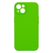 Силиконовый чехол с закрытой камерой для iPhone 13 Light Green 333-00738 фото