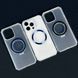Чехол Octagon Matte Rhombus Side Case with MagSafe для iPhone 14 Pro Dark Blue 214-01920 фото 4