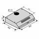 Витяжка кухонна Ventolux ROMA 60 INOX 2M LUX ROMA 60 INOX 2M LUX фото 2