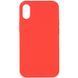 Силиконовый чехол Silk Full Protective для iPhone X / XS (5.8") Watermelon red 777-10810 фото