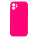 Силиконовый чехол с закрытой камерой для iPhone 12 Barbie Pink 333-00807 фото