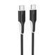 Дата кабель Borofone BX119 New Type-C to Type-C 60W (1m) Black ILSO-00000079288-1 фото