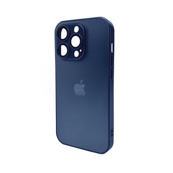 Чохол для смартфона AG Glass Matt Frame Color для iPhone 15 Pro Navy Blue 666-00648 фото