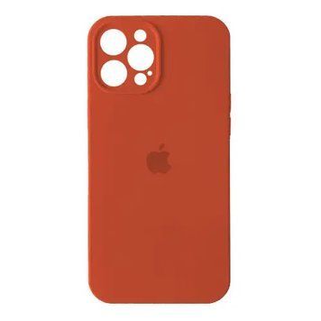 Силіконовий чохол з закритою камерою для iPhone 12 Pro Max Orange 208-00838 фото