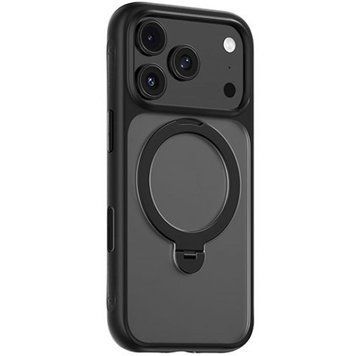 TPU+PC чохол Blueo Skin Friendly 360 Rotatable Stand with MagSafe для Apple iPhone 17 Pro (6.3") Black 777-09459 фото