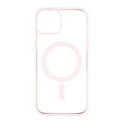 Силиконовый чехол Clear Color Case with MagSafe для iPhone 15 Pro Max Песочно розовый 214-00455 фото