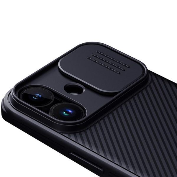 Карбонова накладка Nillkin CamShield Pro для Apple iPhone 17 (6.3") Black 777-08141 фото