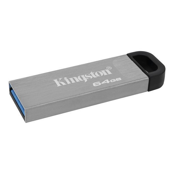 Флеш-накопичувач Kingston USB 3.2 DT Kyson 64GB Silver/Black DTKN/64GB фото
