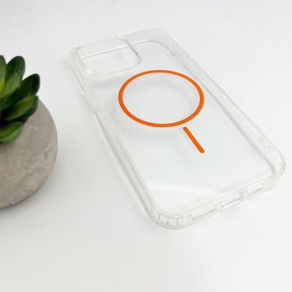 Чохол Acrylic Thin Magnetic для Apple iPhone 15 Pro Max Orange 666-03679 фото